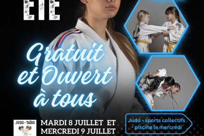 Stage judo été 2025