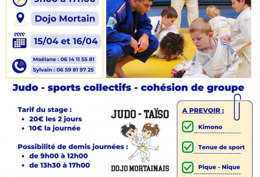 Stage avril 2026